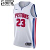 NBA Børn Trøje Detroit Pistons Jaden Ivey 23 2022-23 Nike Association Edition Hvid Swingman